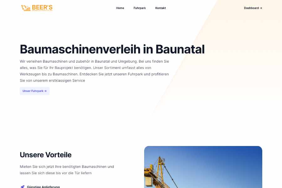 BEERS BAUMASCHINENVERLEIH